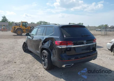 2021 Volkswagen Atlas 2.0T Se W/Technology из США, поврежденный, VIN 1V2KP2CA7MC539769